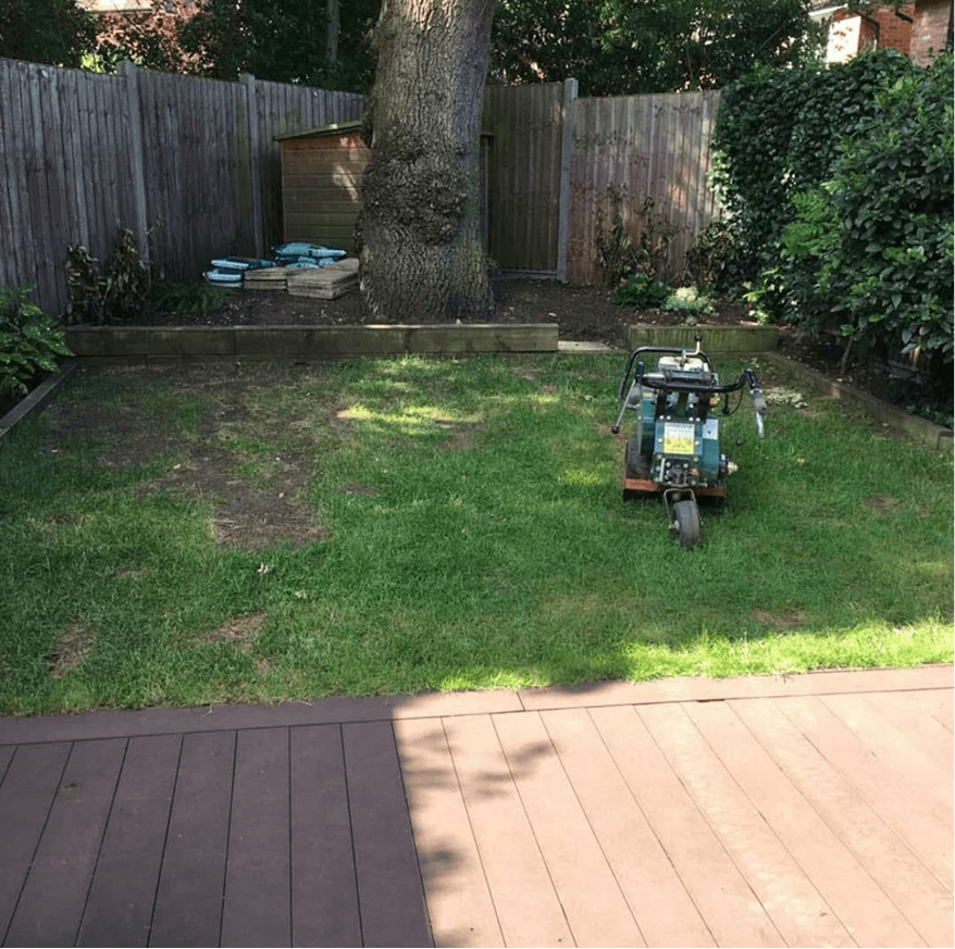 Garden maintenance and landscaping work